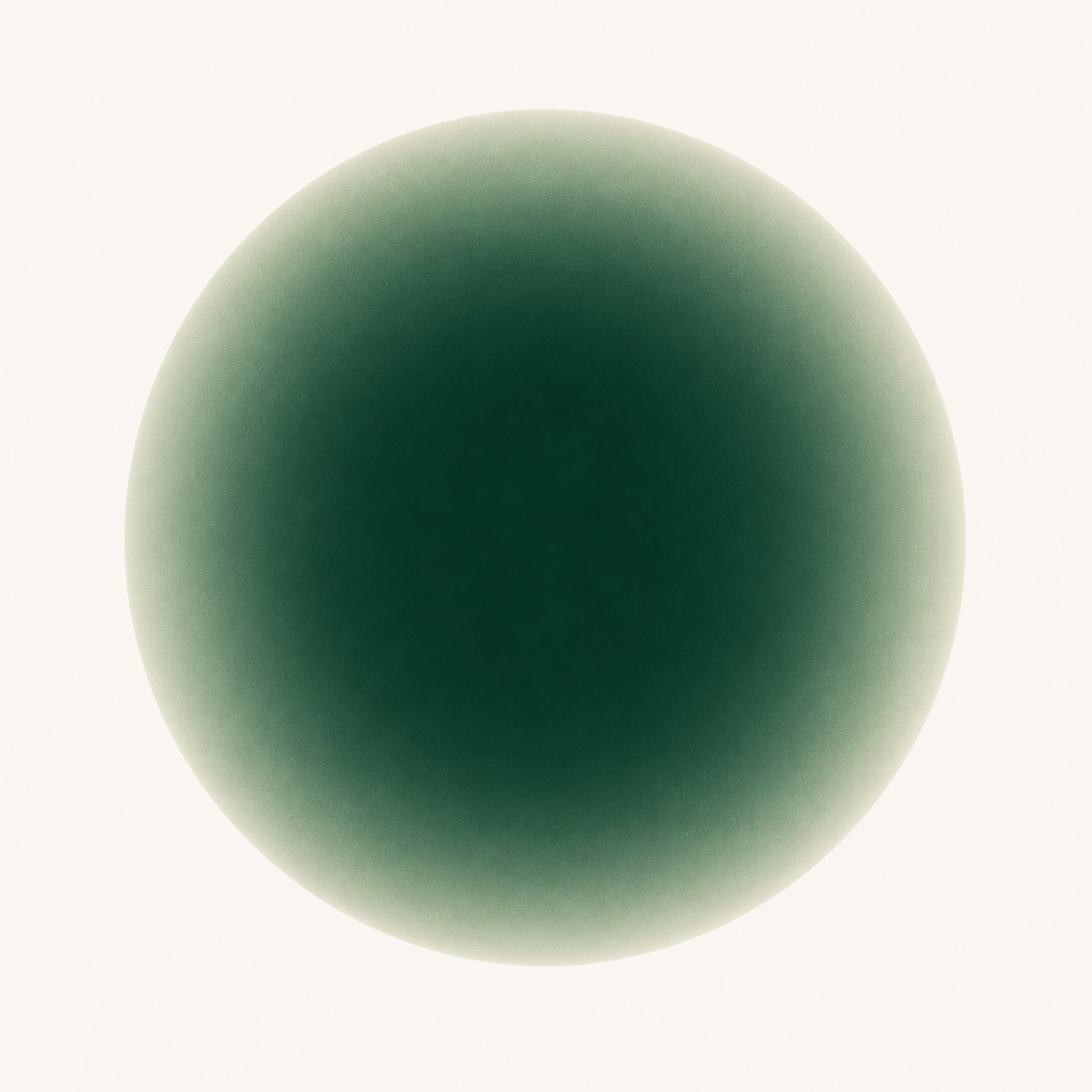 Forest green orb